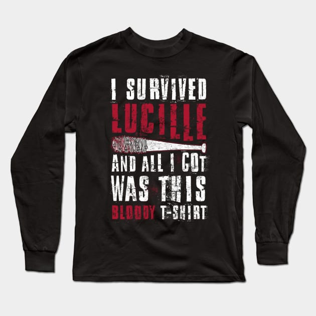 Lucille's survivor Long Sleeve T-Shirt by paulagarcia